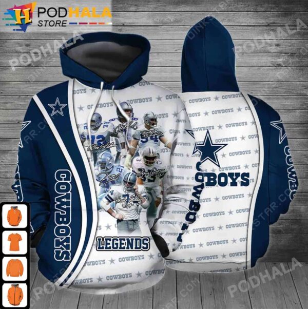 All Star NFL Dallas Cowboys Christmas Hoodie AOP 1