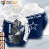 Baby Groot Hold Baseball NFL Dallas Cowboys Christmas Hoodie AOP 1