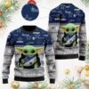 Baby Yoda Dallas Cowboys Christmas Ugly Sweater