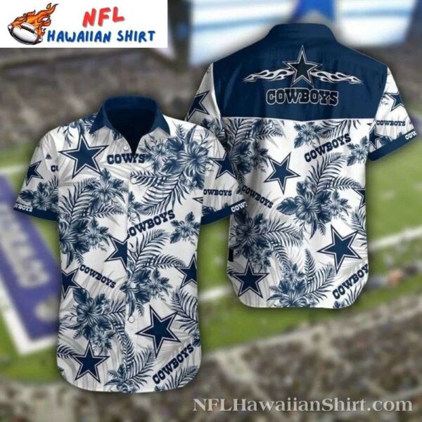 Classic Palm Fronds Dallas Cowboys Hawaiian 1