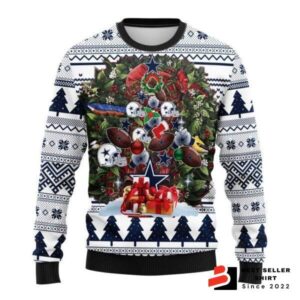 Cowboys Logo Dallas Team Ugly Christmas Sweater Xmas