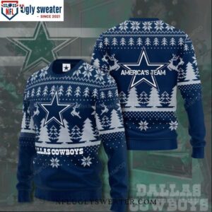 Criminal Minds Dallas Cowboys Christmas Ugly Sweater