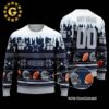 Custom Name Dallas Cowboys Spilled Paint Ugly Christmas Sweater