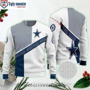 Custom Name Dallas Cowboys Ugly Christmas Sweater