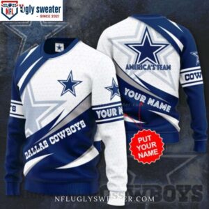 Customized Dallas Cowboys Logo Xmas Sweater