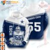 Dallas 55 Vander Esch Signature NFL Dallas Cowboys Christmas Hoodie 3D 1