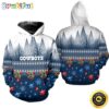 Dallas Cowboys Christmas Pattern Tree Football NFL All Over print Christmas Hoodie 1