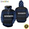 Dallas Cowboys Christmas Snowflakes Football Christmas Hoodie 1