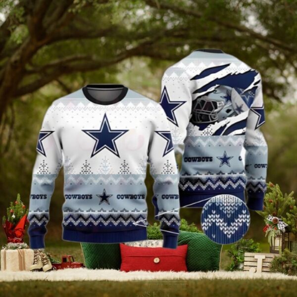 Dallas Cowboys Dream In Heart Dallas Cowboys Ugly Christmas Sweater