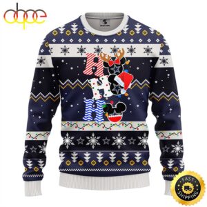 Dallas Cowboys HoHoHo Mickey Christmas Ugly Sweater