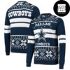 Dallas Cowboys Light Up 2024 Ugly Christmas Sweater