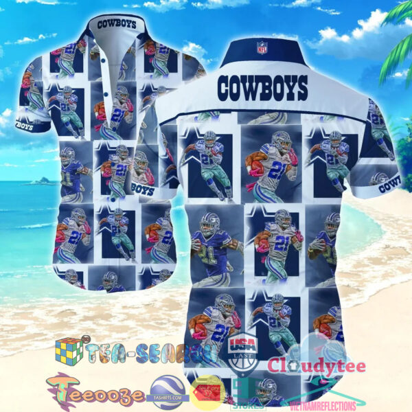 Dallas Cowboys Nfl Ezekiel Elliot 21 Hawaiian 1