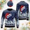 Dallas Cowboys Symbol Wearing Santa Christmas Ugly Sweater 1