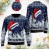 Dallas Cowboys Symbol Wearing Santa Christmas Ugly Sweater