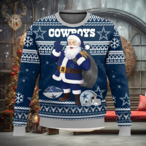 Dallas Cowboys Ugly Sweater 3D Christmas Gift