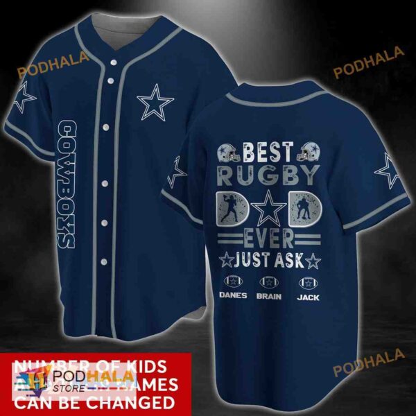 Dallas Cowboys Unique Gifts NFL 3D Baseball Jersey 1