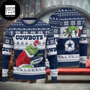 Dallas Cowboys X Grinch Stolen 2024 Ugly Christmas