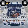 Dallas Cowboys X Jack Skellington Football 2024 Ugly Christmas Sweater