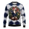 Funny Reindeer Pug Dog Dallas Cowboys Christmas Ugly Sweater