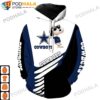 Funny Snoopy NFL Dallas Cowboys Christmas Hoodie 3D 1