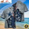 Lightning Strike Grey Dallas Cowboys Hawaiian 1