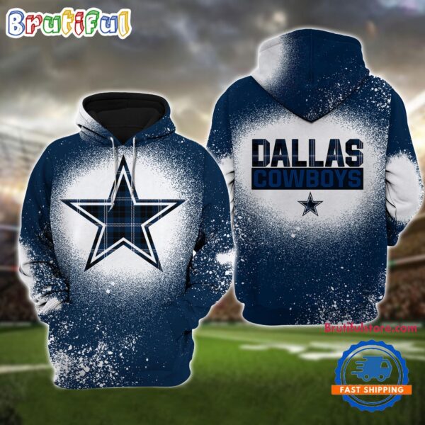 NFL Dallas Cowboys All Over Print Christmas Hoodie 1