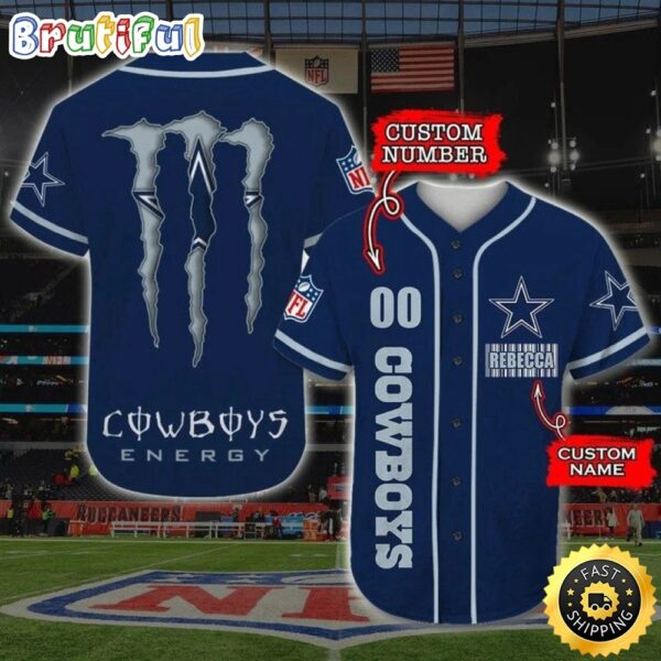 NFL Dallas Cowboys Baseball Jersey Fan 1