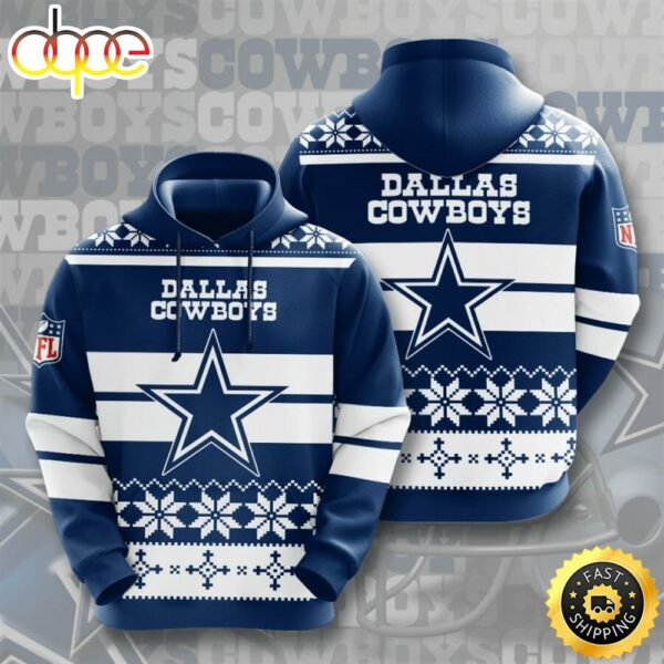 NFL Dallas Cowboys Christmas Football Christmas Hoodie 1