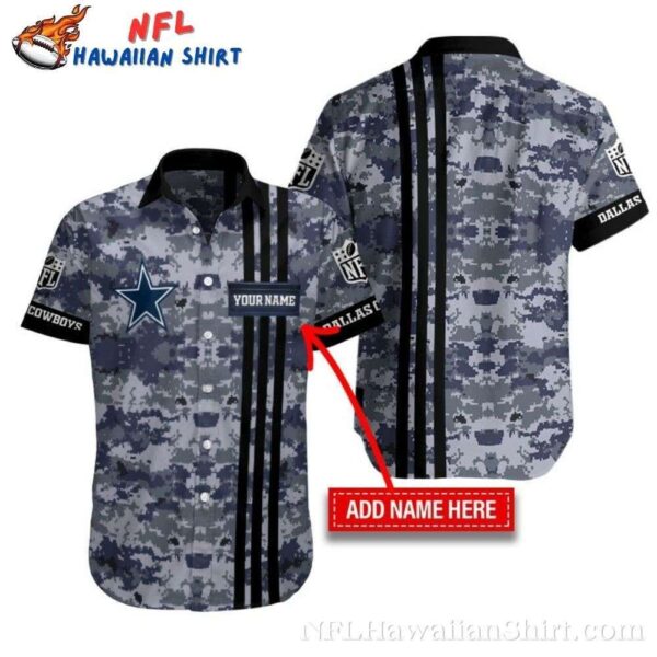 Tactical Camo Dallas Cowboys Hawaiian 1