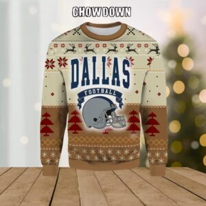 90s Style Dallas Football Ugly Christmas Sweater