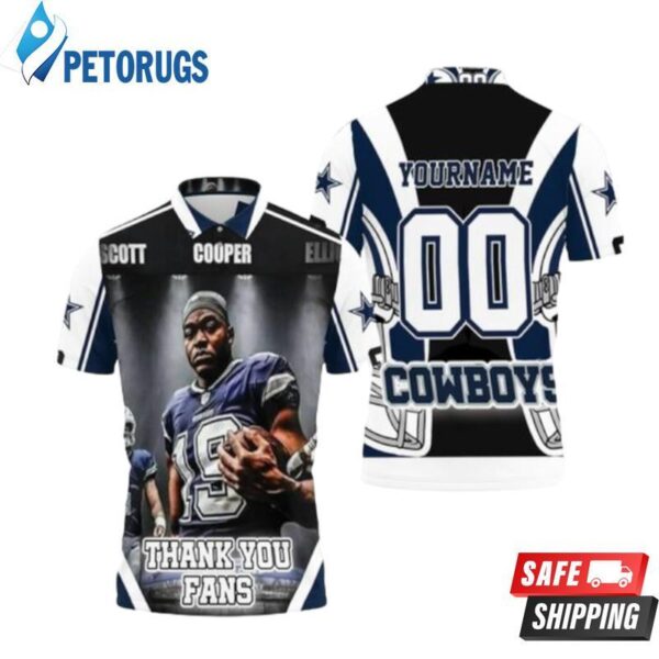 Amari Cooper 19 Dallas Cowboys Nfc East Division Champions Super Bowl 2021 Personalized Polo Shirts 1