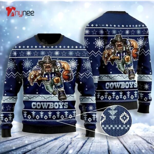 Christmas Nfl Dallas Cowboys Ugly Christmas Sweater Christmas Gifts 1