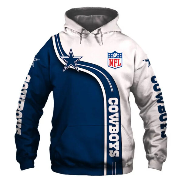 Cowboys 3D cute Pullover Gift fans Pullover Hoodie Zip Hoodie 1