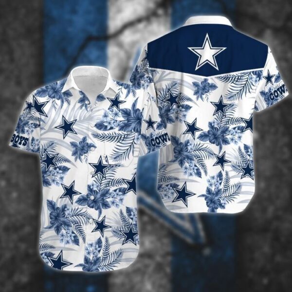 Cowboys Casual Short Sleeve Hawaiian Shirt 1