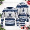 Cowboys Logo Dallas Team Custom Xmas Gift Ugly Christmas Sweater Holiday 1