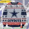 Cowboys Logo Dallas Team Xmas Gift Custom Ugly Christmas Sweater Personalized 1