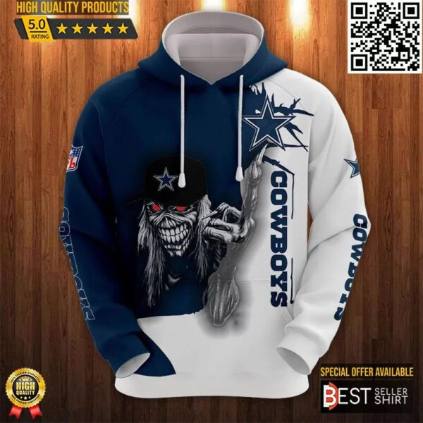 Cowboys Logo Football 3D Ultra Death Nfl 3D Seller Shirts Design In Usa Pullover Hoodie Zip Hoodie 1