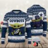 Cowboys Logo Xmas Gift Ugly Christmas Sweater Custom Dallas Team Personalized 1