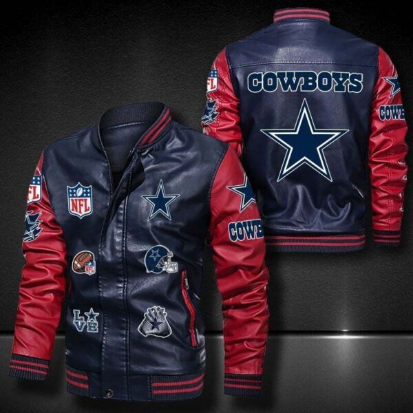 Cowboys NFL Personalized Baseball Jacket For Fan V15 1