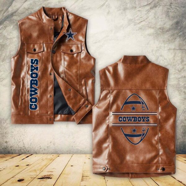 Cowboys NFL Personalized Leather Jacket For Fan V13 1