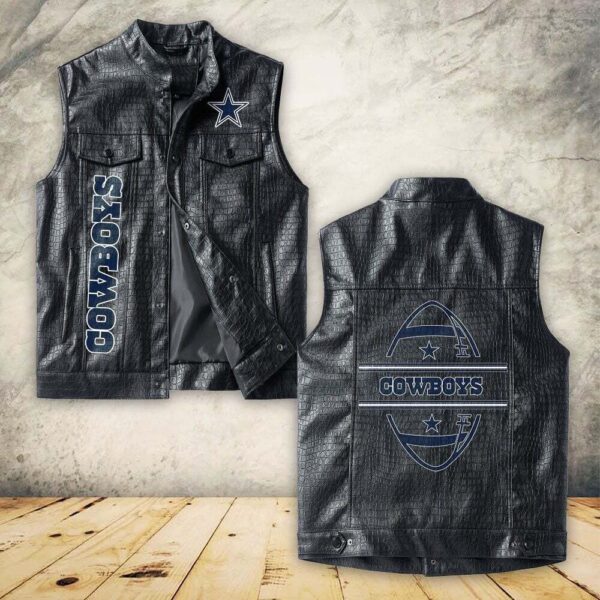 Cowboys NFL Personalized Leather Jacket For Fan V16 1