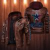 Cowboys NFL Personalized Leather Jacket For Fan V26 1