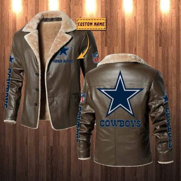 Cowboys NFL Personalized Leather Jacket For Fan V3 1