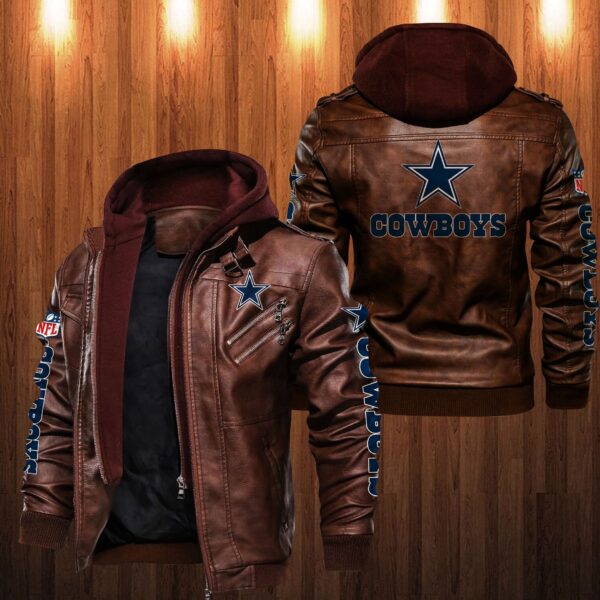 Cowboys NFL Personalized Leather Jacket For Fan V30 1