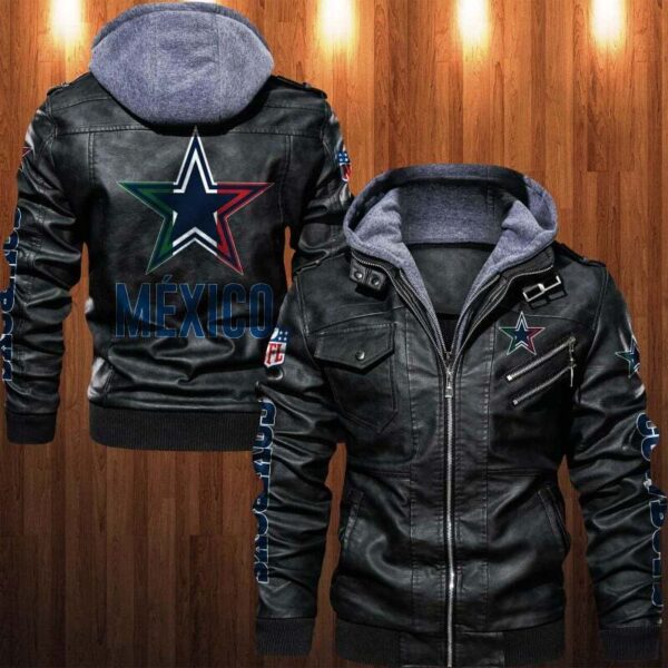 Cowboys NFL Personalized Leather Jacket For Fan V35 1