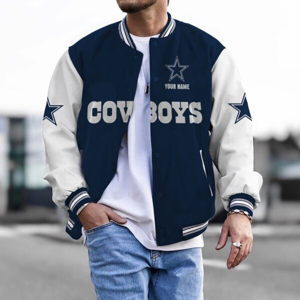 Cowboys NFL Personalized New Baseball Jacket Gifts For Fan 1