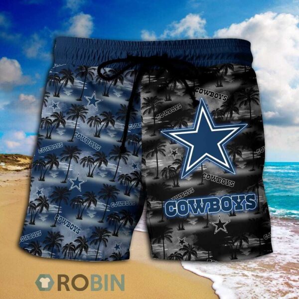 Cowboys Nfl Hawaiian Shirts And Shorts 1