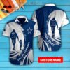 Cowboys Personalized Casual Button Down Short Sleeve Shirt Pl146 1