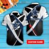 Cowboys Personalized Casual Button Down Short Sleeve Shirt Pl325 1