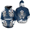 Cowboys Skull Halloween Graphic Jack Sport Shop Hoodie 1